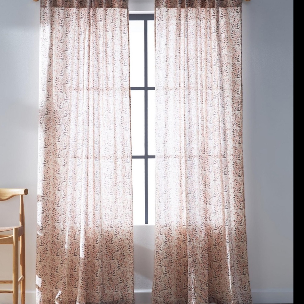 COPY - Amber Lewis Rowena Floral Patterned Curtains